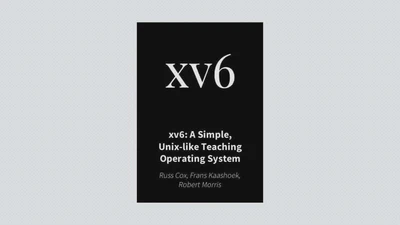 Operating System Machine Problems (xv6) featured image